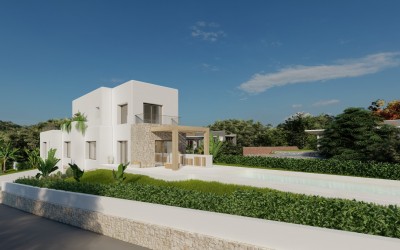 Moderne hjem med en uslåelig beliggenhet med hav- og fjellutsikt i Calpe